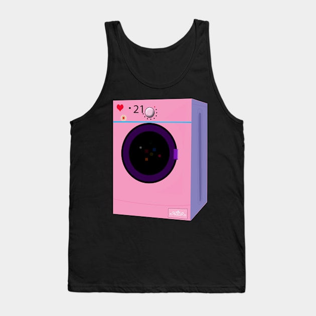 Washing Machine Tank Top by momomoma